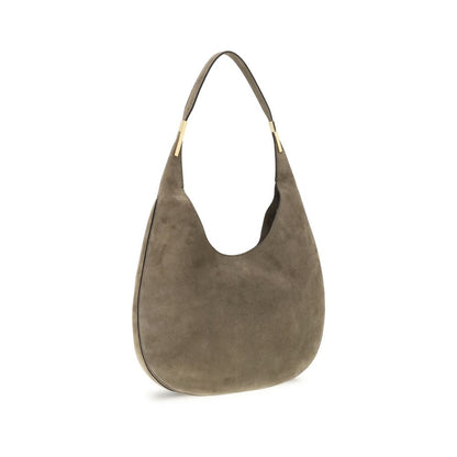 Beige Calf Leather Bos Taurus Shoulder Bag