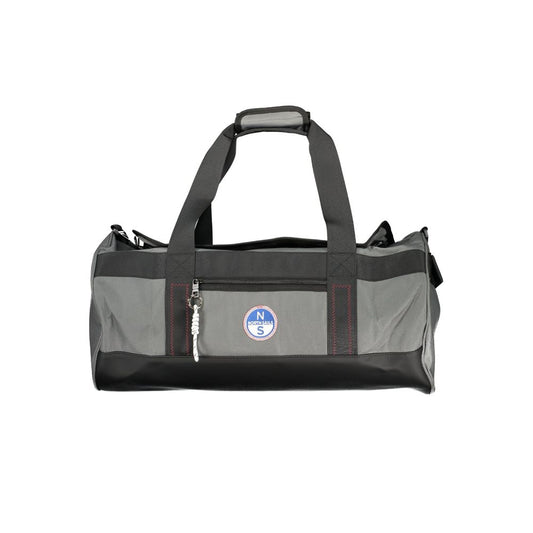 Grigio Polyester Men's Duffle Bag