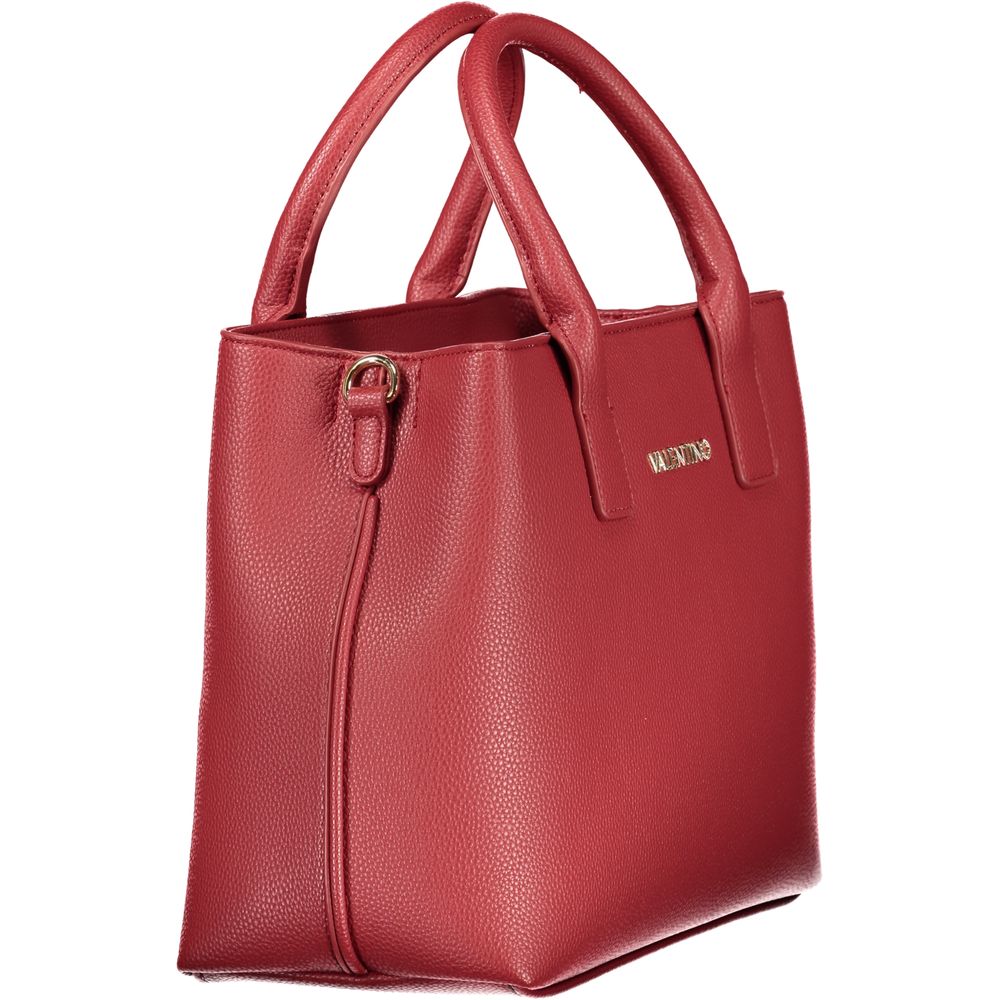 Rosso Poliuretano Women Handbag