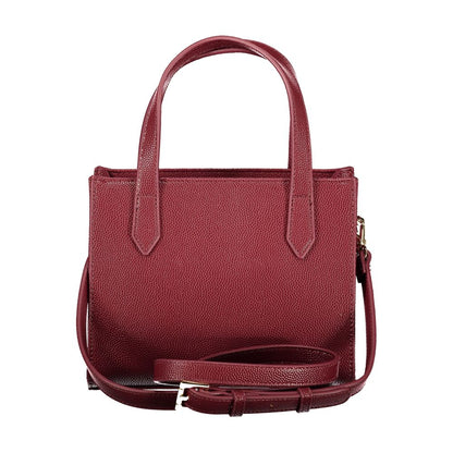 Rosso Polyurethane Women Handbag