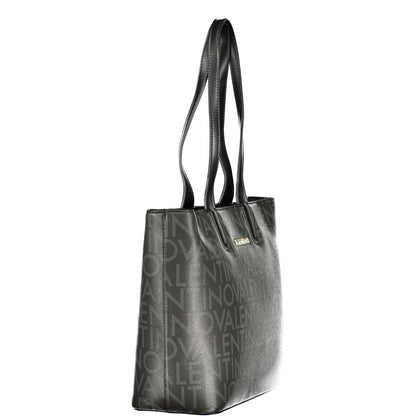 Nero Polyurethane Women Handbag