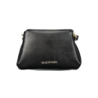 Black Polyurethane Women Handbag