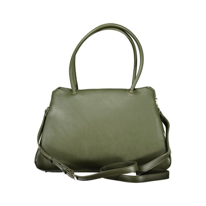 Verde Polyurethane Women Handbag