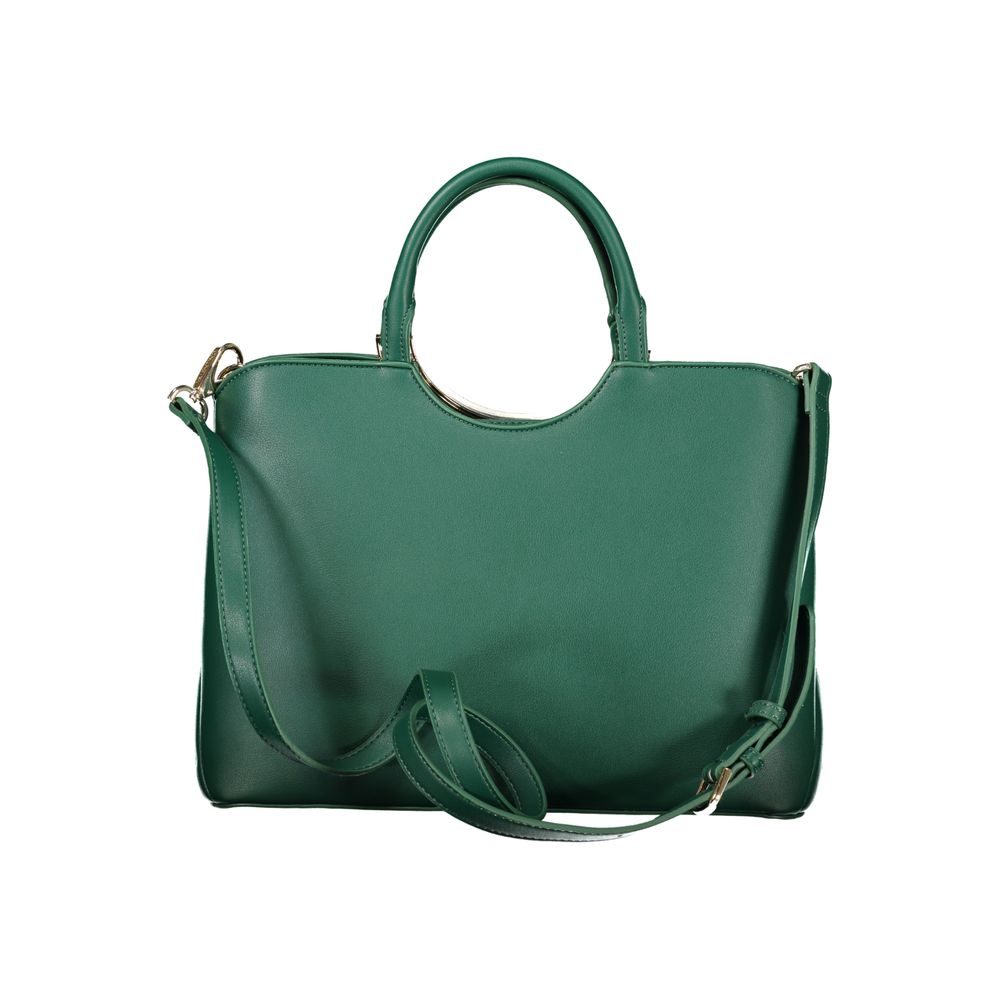 Verde Polyurethane Women Handbag