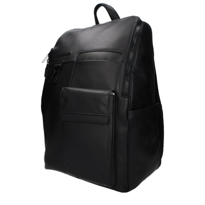 Black Leather Backpack