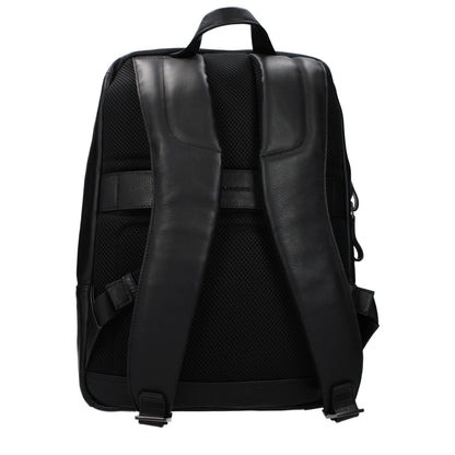 Black Leather Backpack