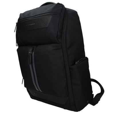 Black Fabric Backpack