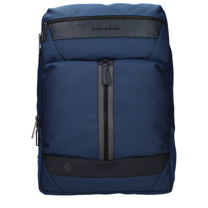 Blue Fabric Backpack