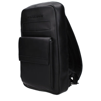 Black Leather Backpack