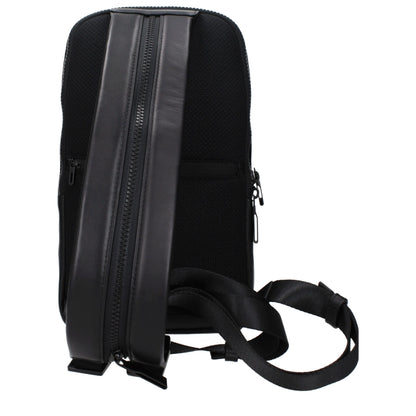 Black Leather Backpack